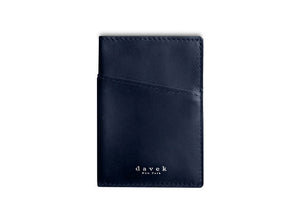 DAVEK CARDSLEEVE with pull tab for easy card access - NAVY