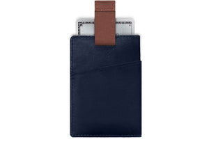 DAVEK CARDSLEEVE with pull tab for easy card access - NAVY DAVEK CARDSLEEVE with pull tab for easy card access - NAVY